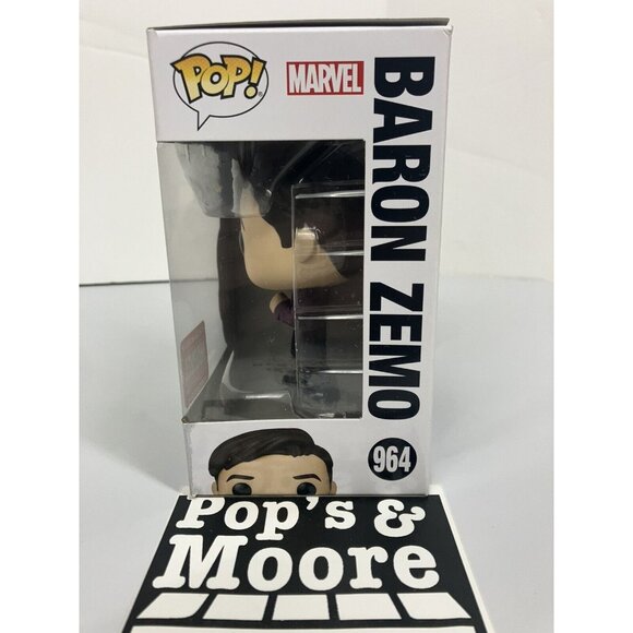 Funko Pop! The Falcon And The Winter Soldier: Baron Zemo 964 Figure W/Box Damage - Picture 3 of 12